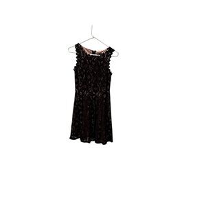 City Studio Black Lace Sleeveless Dress